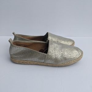 Brash silver espadrille size 10